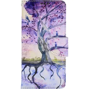Pouzdro na mobilní telefon Pouzdro Samsung A54 5G knížkové Kresba stromu (kryt neboli obal na Samsung A54 5G)