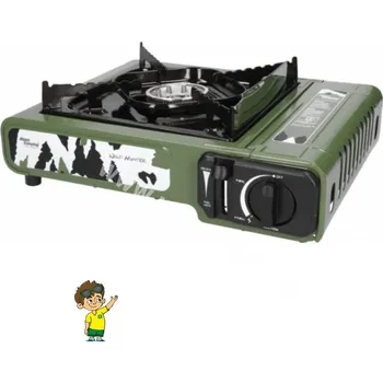Plynový vařič Alpen Camping WILD HUNTER s piezo zapalováním, VYSTAVENO