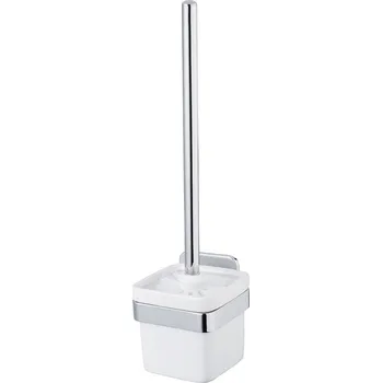 WC štětka BISK Erga Tore, nástěnný WC kartáč, chromový, ERG-07822