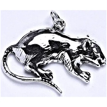 Přívěsek Stříbrný přívěsek krysa - P953 (Stříbrná krysa)