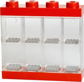 LEGO Sběratelská skříňka na 8 figurek červená