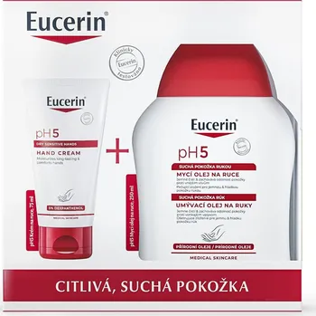 Kosmetická sada Eucerin pH5 citlivá a suchá pokožka vánoční sada 2023