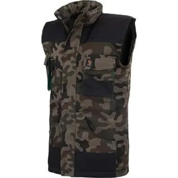 Pracovní oblečení Procera PRACOVNÍ VESTA PROMAN 260 MORO ZELENÁ Velikost: 62