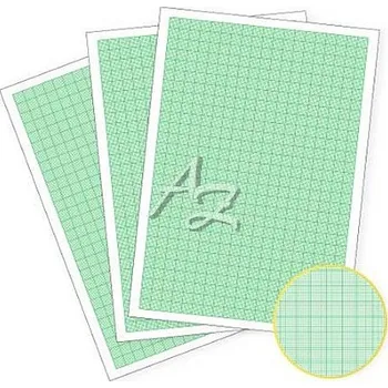 Barevný papír papír milimetrový A4/100listů ve fólii Not