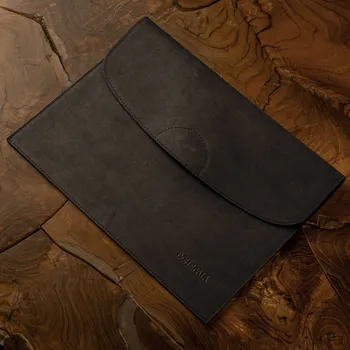 Městský batoh Kožený obal na notebook Barva: Antracit