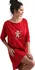 Dámská noční košile Sensis Christmas Cookie dámská noční košile červená