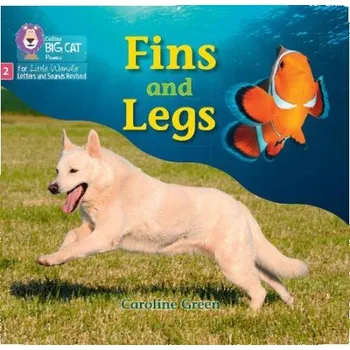 Kniha Fins and Legs - Green, Caroline