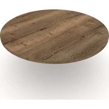 Stolová deska stolová deska kulatá Halifax tabákový Průměr: ø 600 mm, Tloušťka: 18 mm