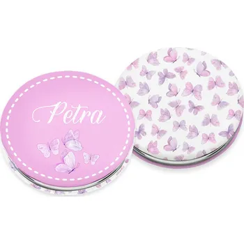 Kosmetické zrcátko Nekupto Kapesní zrcátko se jménem - Petra