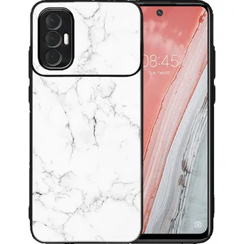 Pouzdro na tablet VSECHNONAMOBIL 67222 MY ART Ochranný obal Tecno Spark 8 Pro WHITE MARBLE (144)