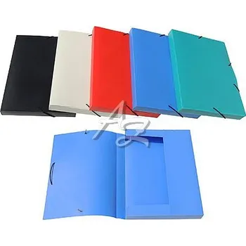 Archivační box box A4 na spisy, PP, guma, Classic, Modrý