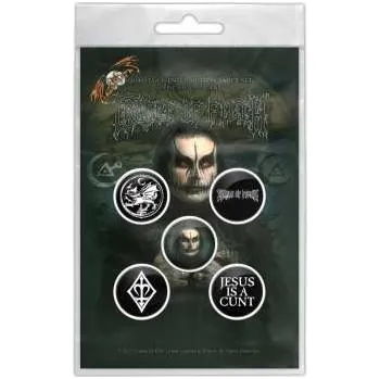 Merch Cradle Of Filth: Cradle Of Filth Button Badge Pack: Hammer Of The Witches/dani