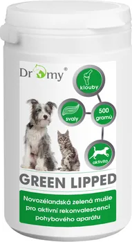 Kloubní výživa pro psa a kočku Dromy PetVet Green Lipped Mussel 500 g