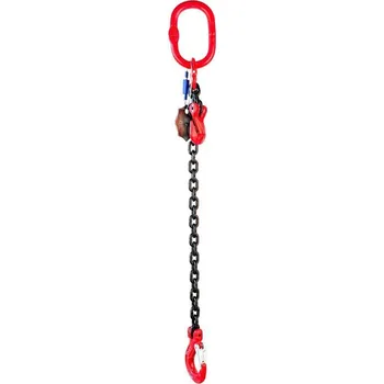Příslušenství pro stavební techniku SVX Řetězový závěs oko-hák tř 80 se zkracovačem (5,5 m, 1120 kg, 6 mm, černá) 5,5 m, 1120 kg, 6 mm, čierna