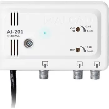 Příjem digitálního pozemního vysílání Anténní zesilovač ALCAD AI-201