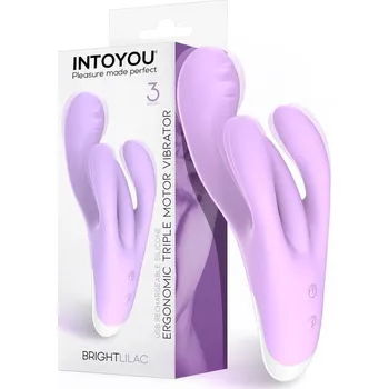Vibrátor InToYou Brightlilac Triple Motor Ergonomic Vibrator