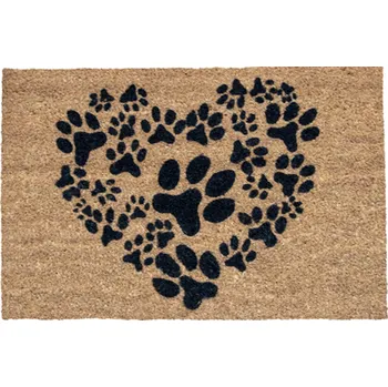 Rohožka Kokosová rohožka - motiv psí tlapka