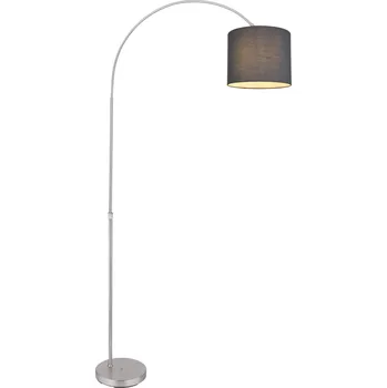 Stojací lampa Globo 15585S | SANNA stojací lampa | 1x E27 | černá | Š: 96 cm |
