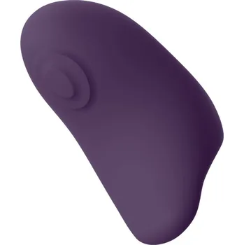 Vibrátor Prstový vibrátor Vive Hana fialový, silikonový vibrátor na prst s pulzační špičkou