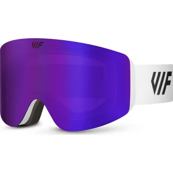 Lyžování Lyžařské a snowboardové brýle VIF SKI & SNB White x Purple