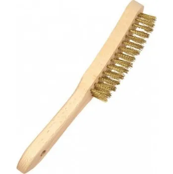 Drátěný kartáč Mako drátěný mosazný kartáč, 3řadý