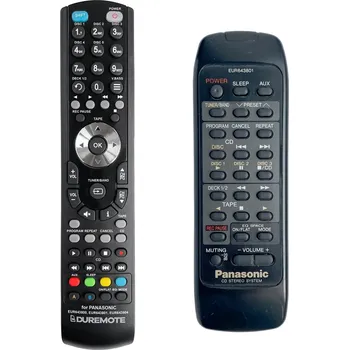 Dálkový ovladač PANASONIC EUR643800, EUR643801, EUR643804, EUR643805 - dálkový ovladač duplikát