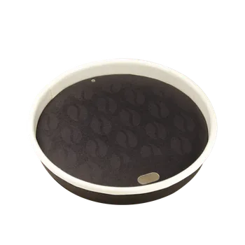 Jednorázové nádobí EcoPack Papírové víčko PAP/PE na kelímky CTG O80 mm / O90 mm černé bal/50 ks