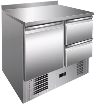 Stůl chladicí 1x dveře, 1x2 zásuvky, salátový | REDFOX - MTZ 902