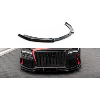 Karosérie Spojler pod nárazník lipa Audi A7 RS7 Look C7 černý leský plast