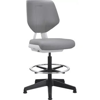 Jídelní židle FELIPE židle provozní, kříž černý, šedá