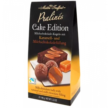 Bonboniéra Maitre Truffout Pralines cake Pralinky - jahoda & cheesecake 148g karamel