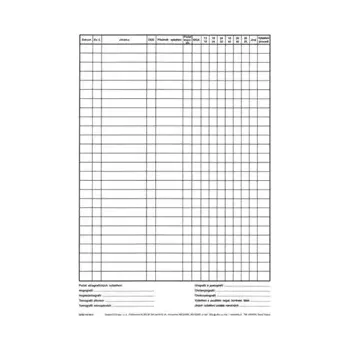 Tiskopis DITIS Provozní deník pro RTG diagnostiku ( A4 50listů)