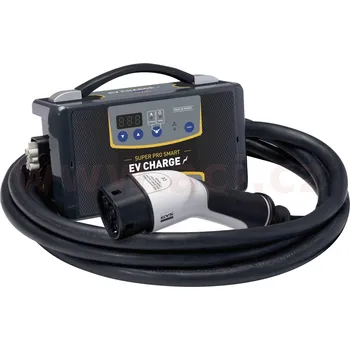 Nabíjecí stanice pro elektromobil Mobilní nabíječka pro EV, 230/400 V, zásuvka Typ 2, GYS SUPER PRO SMART
