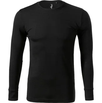 pracovní tričko MALFINI PREMIUM Triko Merino Rise LS, dlouhý rukáv, pánské MAL-1590113 S Černá