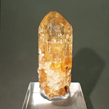 Přívěsek Zlatý topaz, Zambie 30x11mm