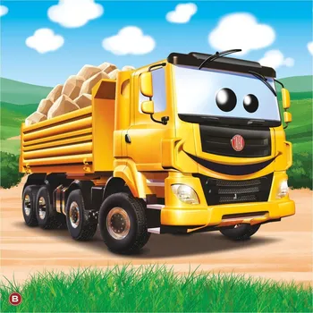 DINO Puzzle Tatra Auta: Žlutý náklaďák 60 dílků