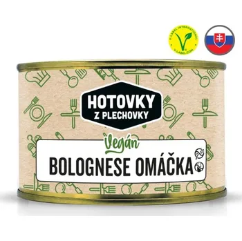 Omáčka Hotovky z plechovky Vegan bolognese omáčka v plechovce Velikost: 400 ml