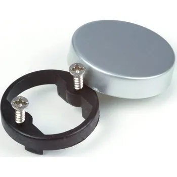 StrongHinges S3 Protikus s krytkou závěsu na sklo "o" matný nikl (StrongHinges S3 Protikus s krytkou závěsu na sklo "o" matný nikl)