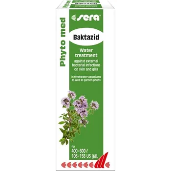 Akvarijní chemie SERA Phyto Med Baktazid 30ml