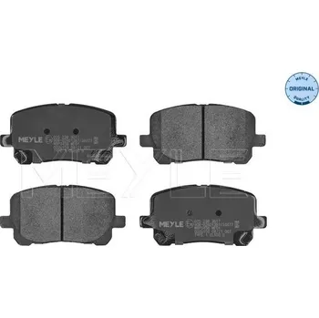 Brzdová destička Sada brzdových destiček, kotoučová brzda MEYLE 025 238 3617