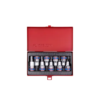 Gola sada Sada nástavců imbus 1/2 hex 9 dílů 3-14mm King Ton 4110PR, , ,