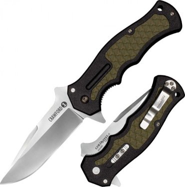 Zavírací nůž Crawford Model 1, hladké ostří, FDE, Cold Steel