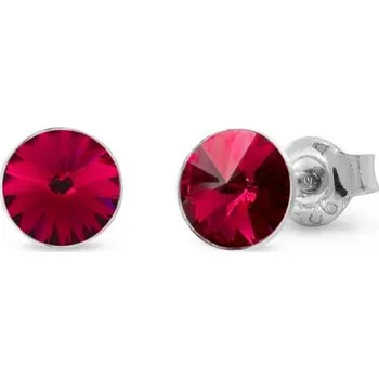 Náušnice Náušnice červené Rivoli se Swarovski Elements Sweet Candy Studs K1122SS39SC Scarlet 8 mm