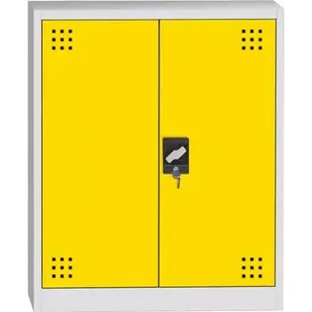 CH - 1150 skříň na chemikálie, 1150x950x500 mm, 2-dveřová, šedožlutá