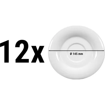 G.Gastro (12 kusů) SELTMANN WEIDEN | Podšálek - Ø 145 mm - bílý/hladký