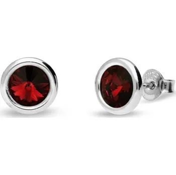 Náušnice Náušnice červené se Swarovski Elements Tiny Bonbon Studs KR1122SS29SI Siam 6 mm