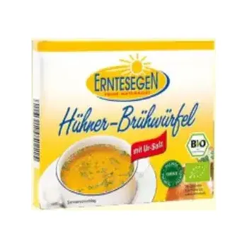 Koření Erntesegen Bio bujón kuřecí koření na polévku v kostkách 60 g