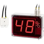 Přístroj pro měření klimatu PCE-G1, pro měření teploty a vlhkosti ve stupních Celsia, zobrazení změn