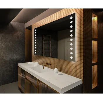 Zrcadlo Koupelnové zrcadlo s LED podsvícením L06