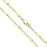 Goldstore Zlatý řetízek ankr a vybrušované ozdoby Váha: 9.25 g, Délka: 45 cm